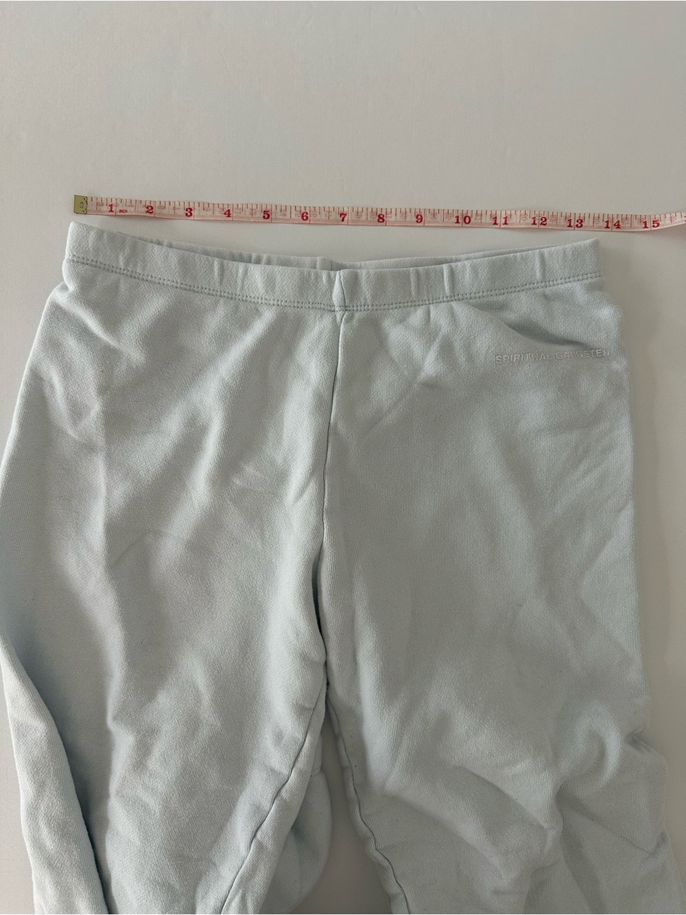 Spiritual Gangster Light Blue Sweatpant Joggers Size 14 Girls 100% Cotton - Picture 5 of 8